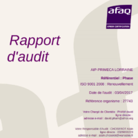 rapport audit interne